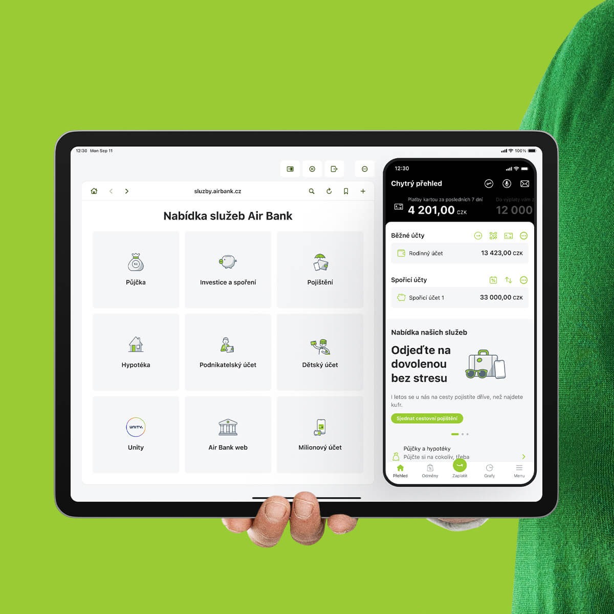 S&nbsp;nadstavbou bankovní aplikace My Air jménem CAir se lidé setkají na&nbsp;pobočkách Air Bank